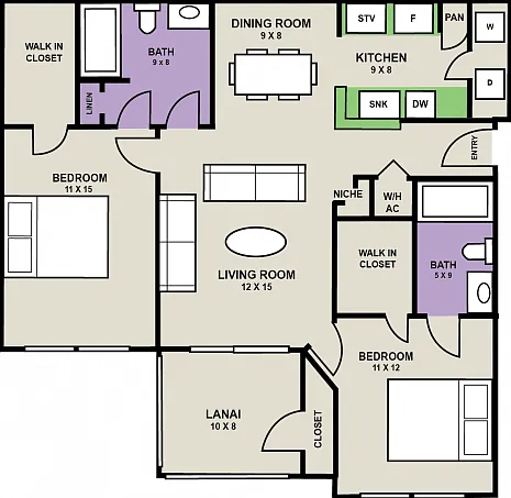 The Sanderling 2 Bed/2 Bath The Sanderling 2 Bed/2 Bath