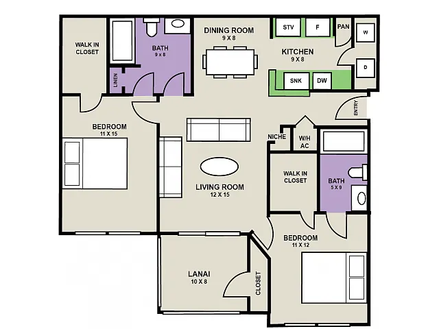 Floor plan The Sanderling