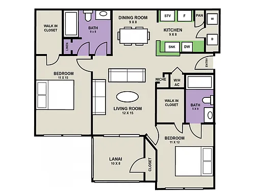 Floor plan The Sanderling