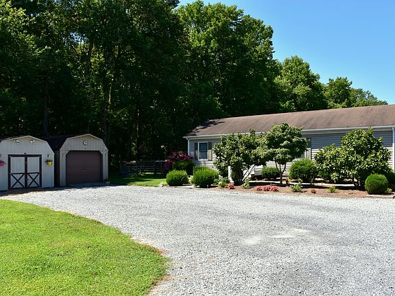 Driveway with Garage/Shed