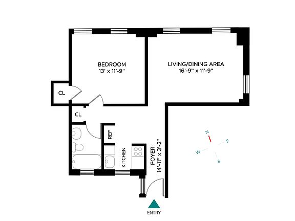 2nd image of 205 W 54th St APT 3G
