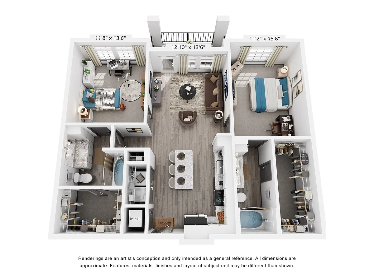 Floor plan Riverwalk