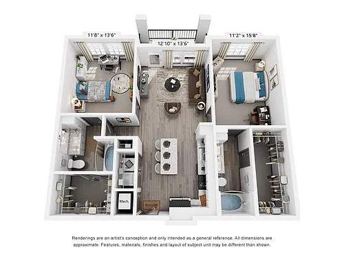 Floor plan Riverwalk