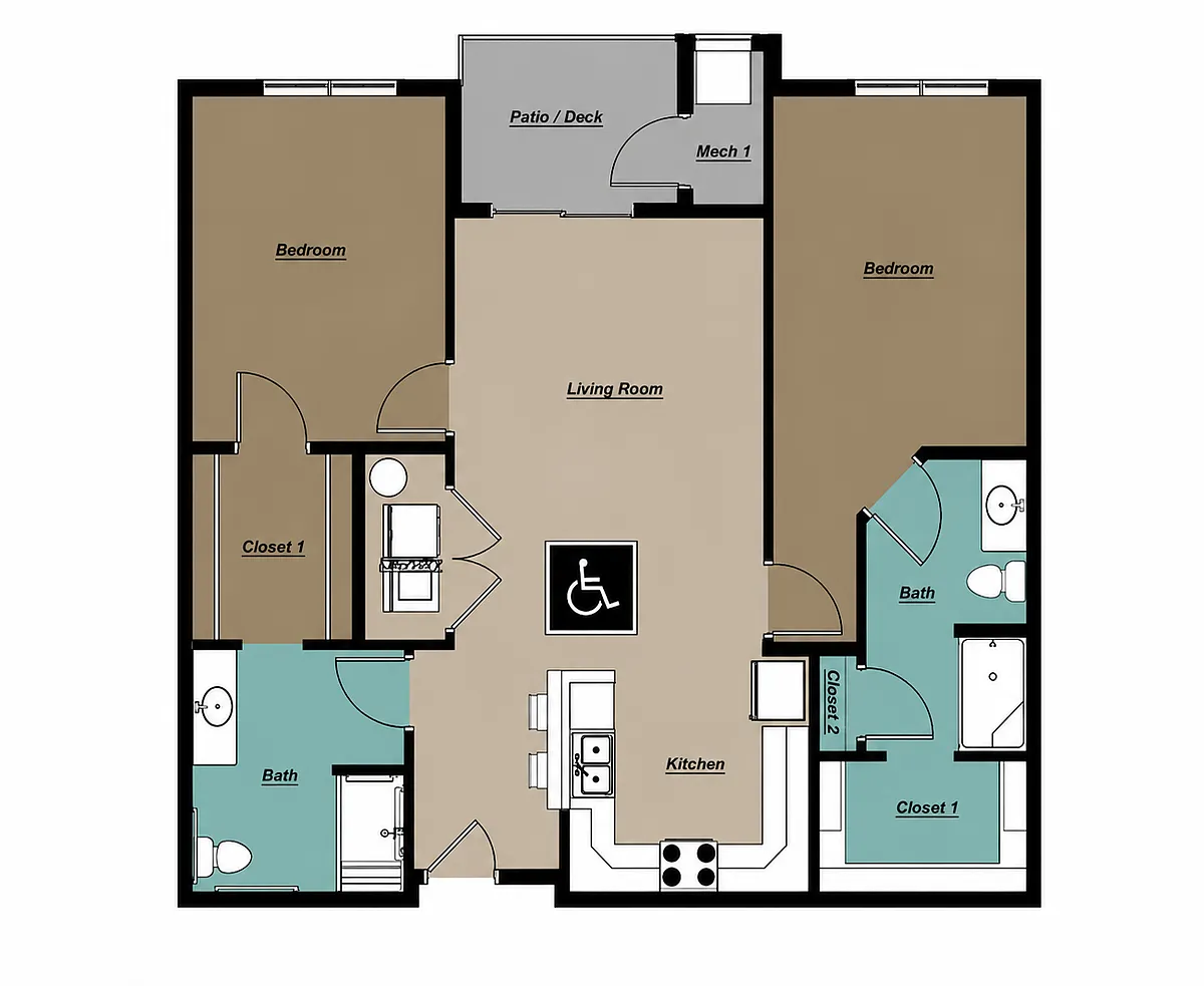 Floor plan 2G