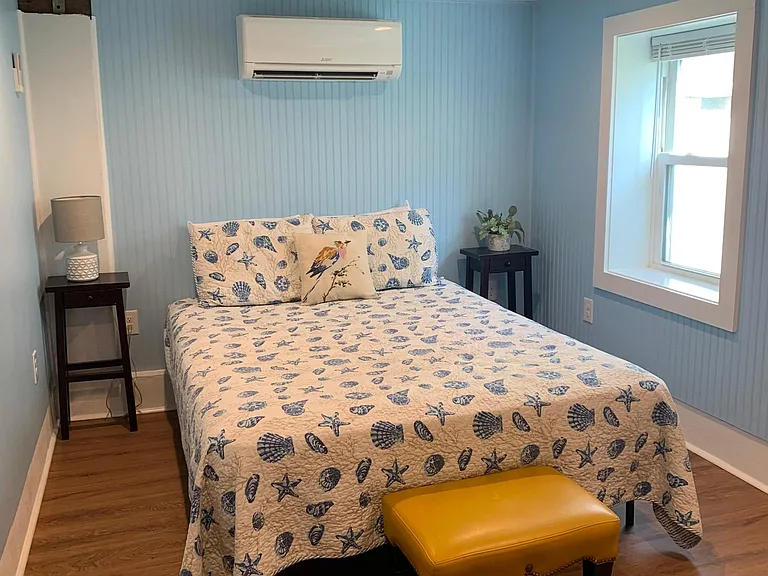 Second bedroom has a mini split unit.