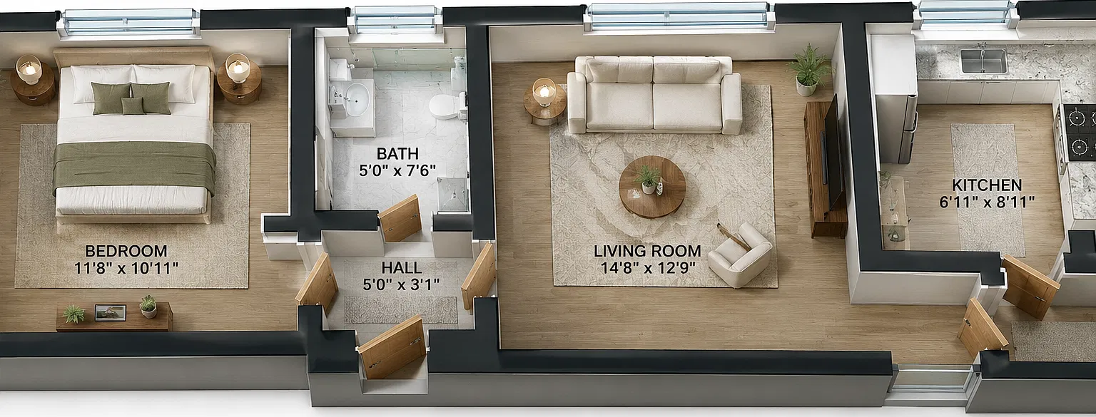 1 bed, $999 — Photo 2
