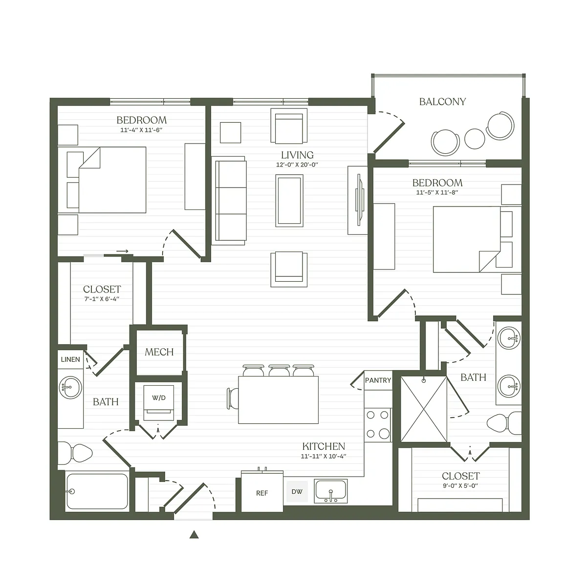 Floor plan B1