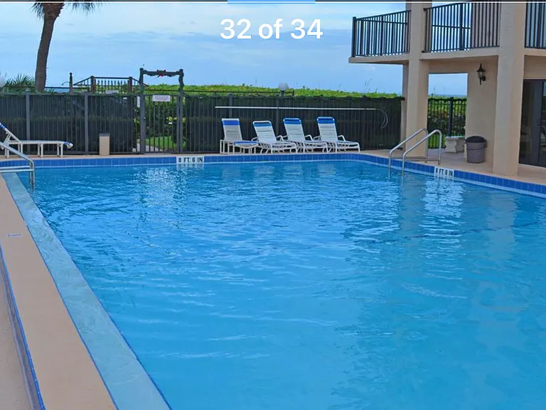 Newly refinished heated pool