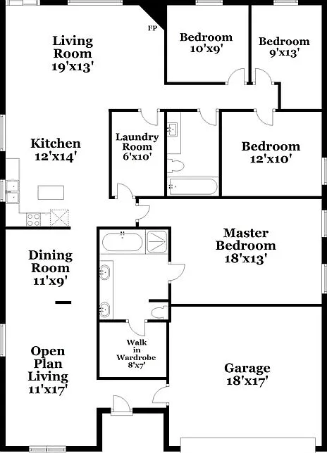 4 bed, 2.0 bath, 1888 sqft, $2,445 — Photo 2