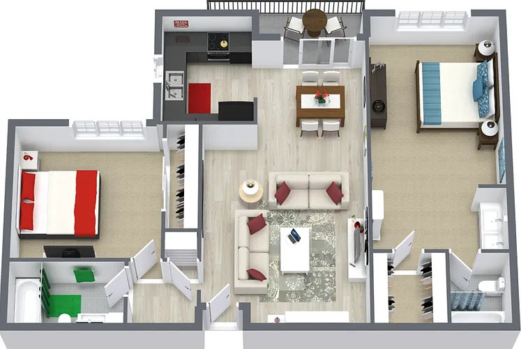 The Calais Floorplan Diagram