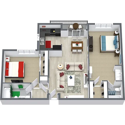 Floor plan The Calais