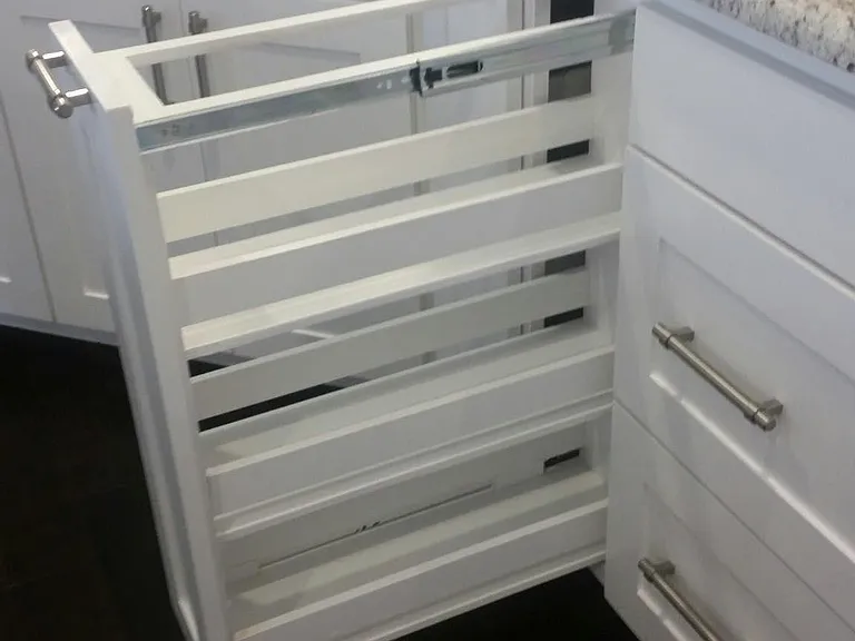 Built in spice rack