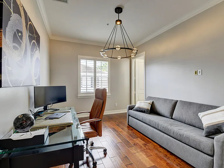 Office / Bedroom - Couch is a Restoration Hardware, king size sleeper-sofa