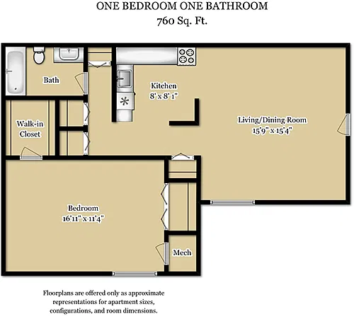 Floor plan Adams