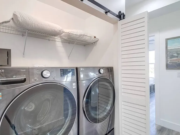 Washer and dryer
