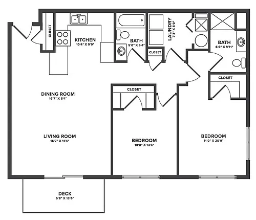 Floor plan Waterford