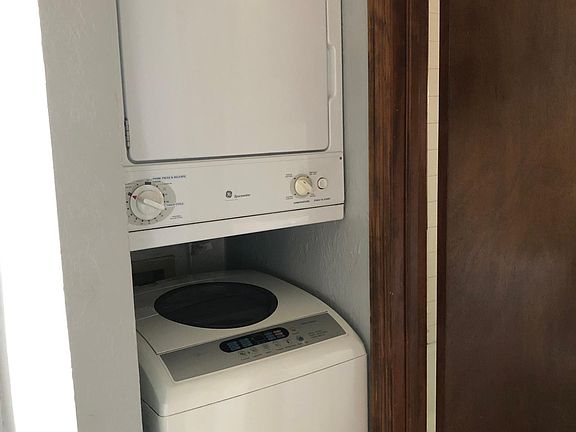 Washer/Dryer next to Bathroom