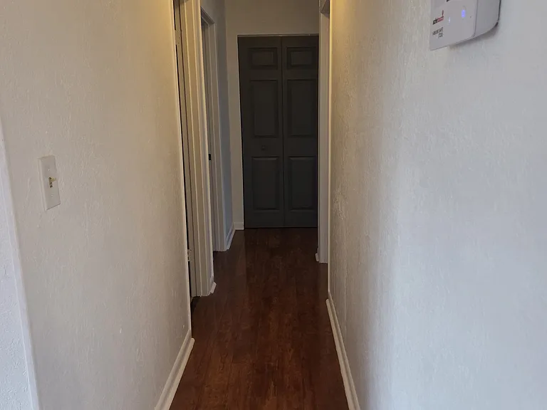 Hallway to bedrooms and first bathroom