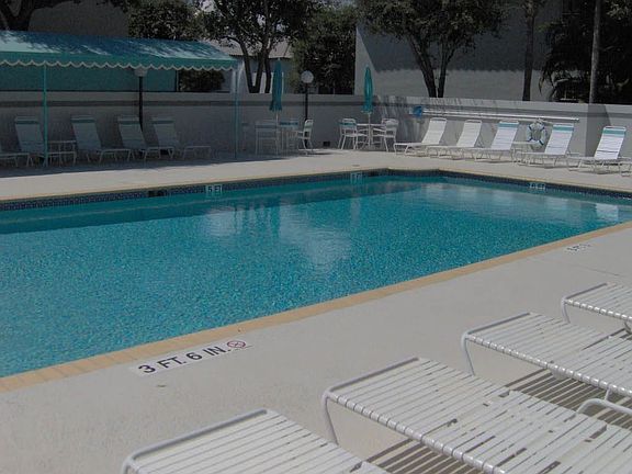 Community pool right around the corner