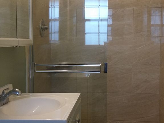 Newly-remodeled bathroom