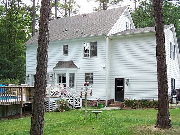 Back view of home