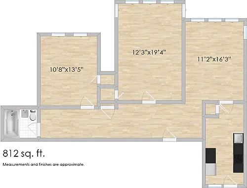 Floor plan 1350 N. Austin