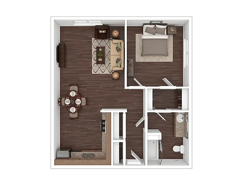 Floor plan 1X1