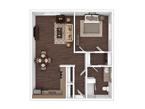 Floor plan 1X1
