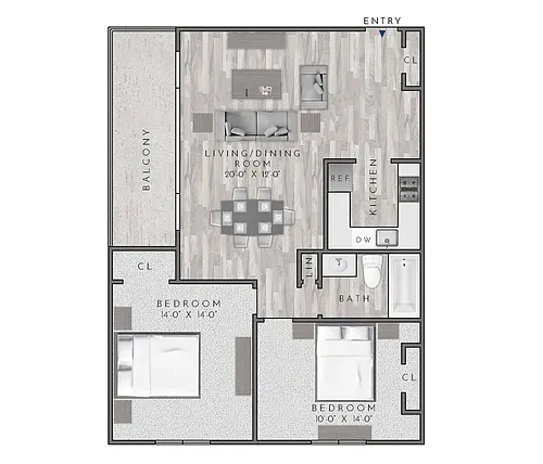 Floor plan B1
