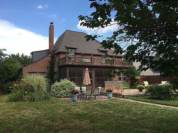 screened porch and balcony