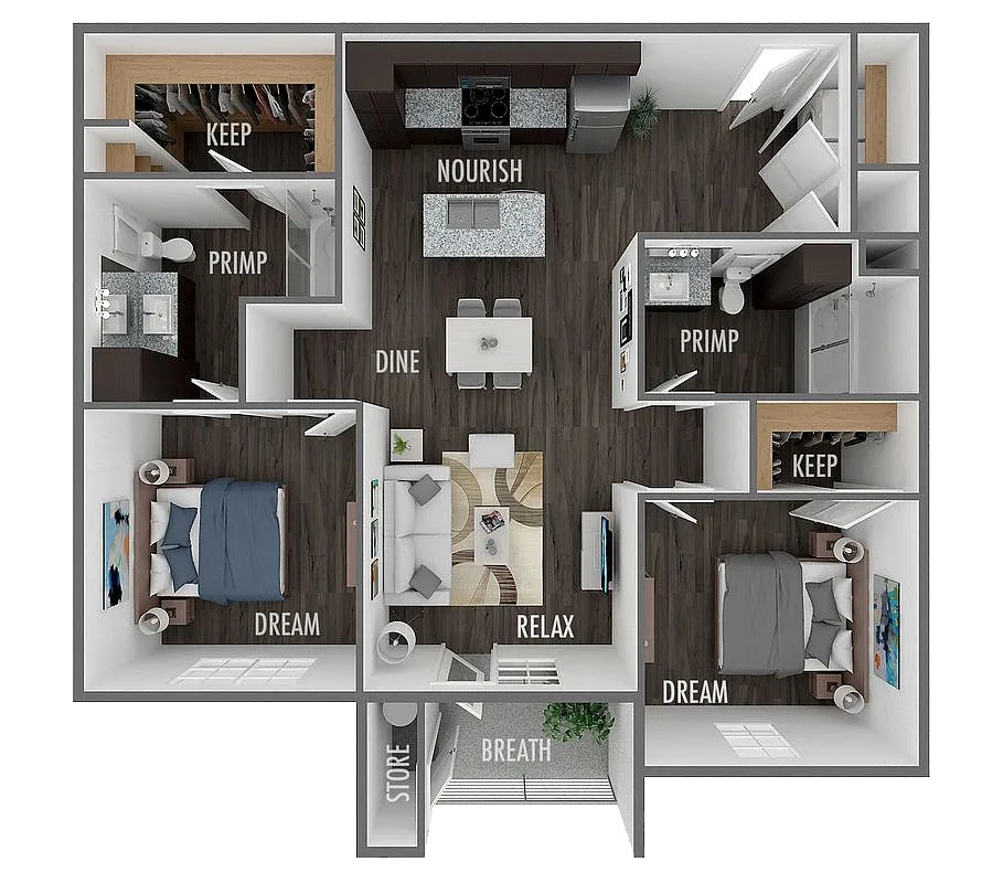 Floor plan The Meridian
