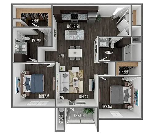 Floor plan The Meridian