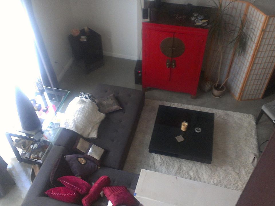 Dual level loft. Image taken from bedroom upstairs