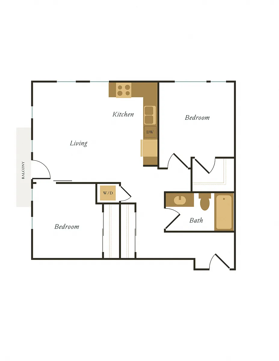 Floor plan 2X1 - C