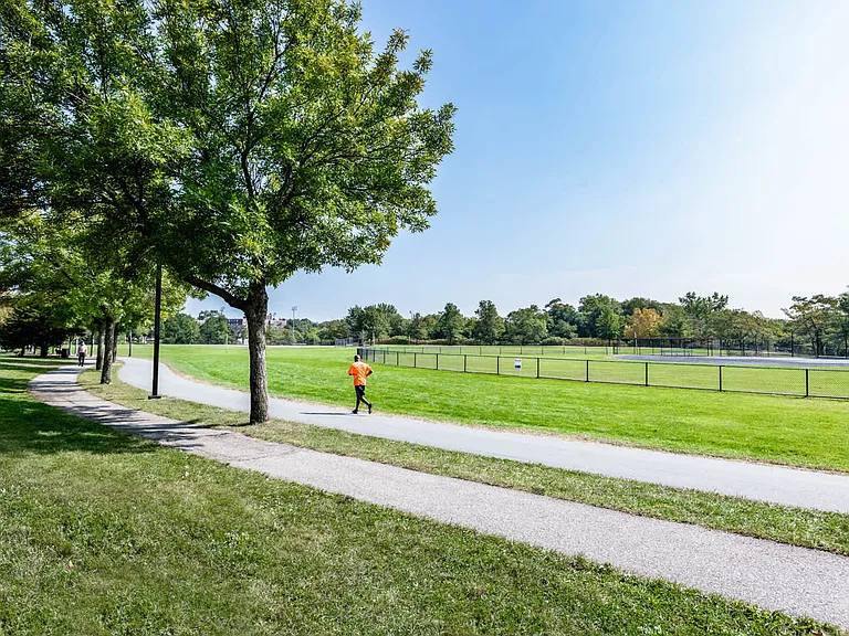 Steps away from the tracks of Danehy Park.