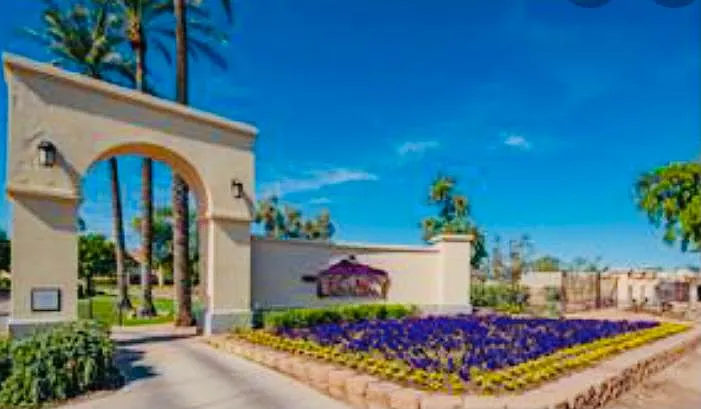 Entrance to property