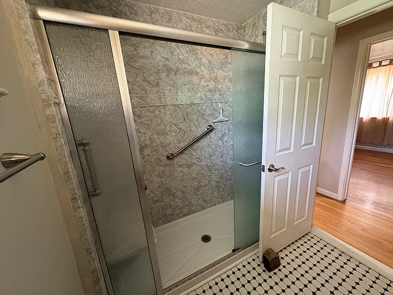 Main floor bathroom shower