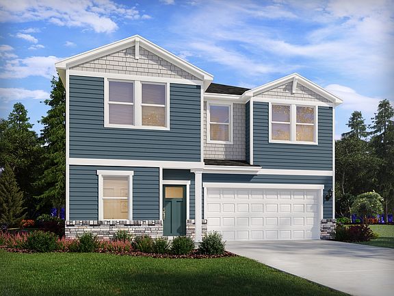 Townsend elevation rendering at a Meritage Homes community in Durham, NC.