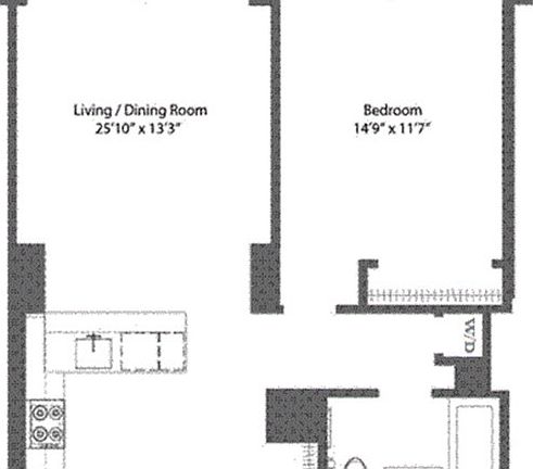 2nd image of 133 W 22nd St APT 6J