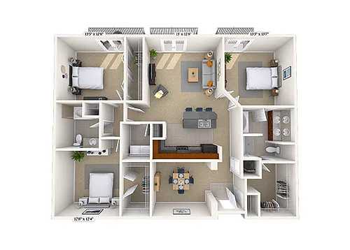 Floor plan Peachtree