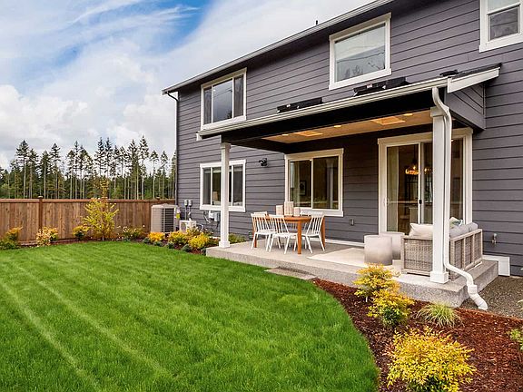 Plan A-300 Rear Yard and Patio