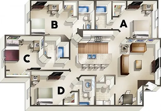 D2 Floor Plan D2 Floor Plan