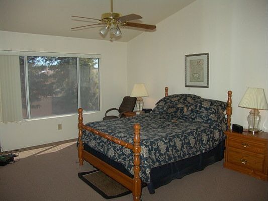 Master Suite has Picture Window overlooking Back Yard