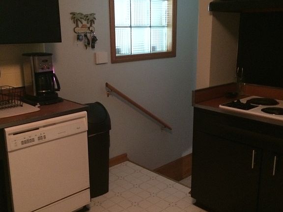 Kitchen leading to back room