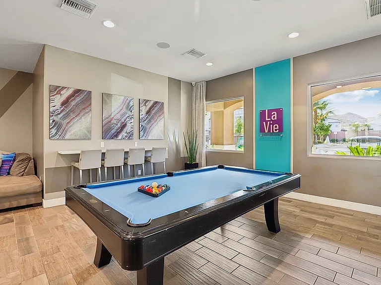 Pool Table Game Room and Lounge