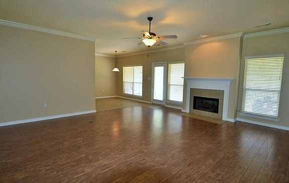 Living Area with new floors