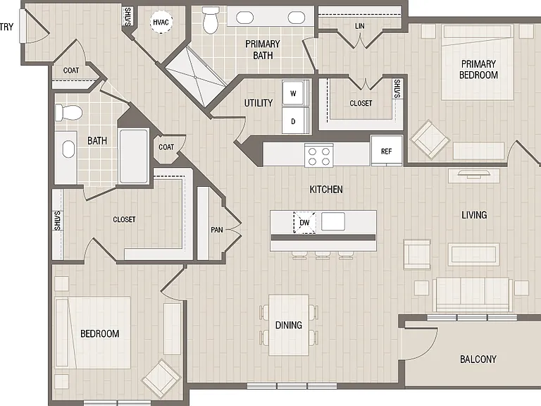 B7: 2bed 2bath B7: 2bed 2bath