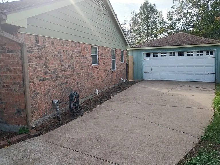 Driveway and Garage