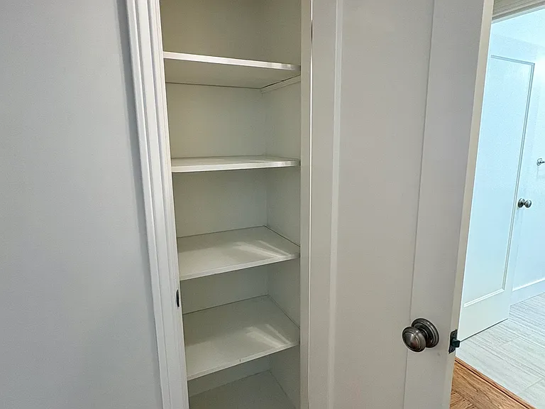 Hallway linen closet