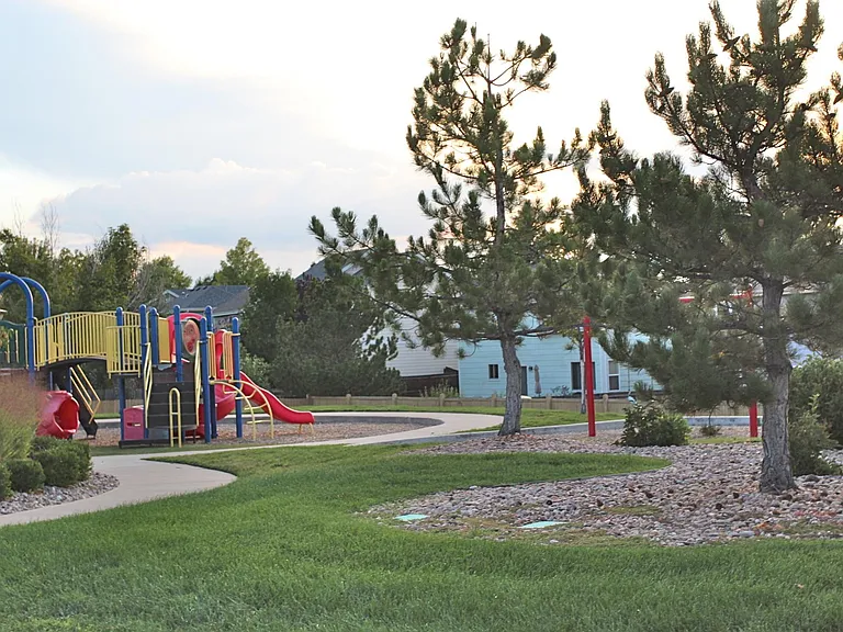 Neighborhood park is just across the street